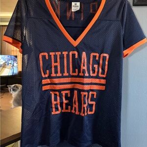 Chicago Bears Navy and Orange Mesh Jersey
